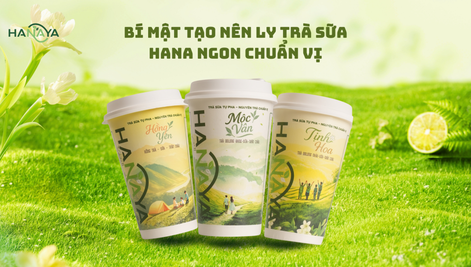 Bí mật tạo nên ly trà sữa Hana